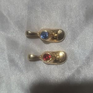 Birthstone baby shoe charms for kids